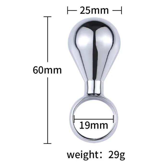 Anal Weadultshop Stainless Steel Pull Ring Anal Plug For Anal Play Anal Weadultshop Stainless Steel Pull Ring Anal Plug For Anal Play