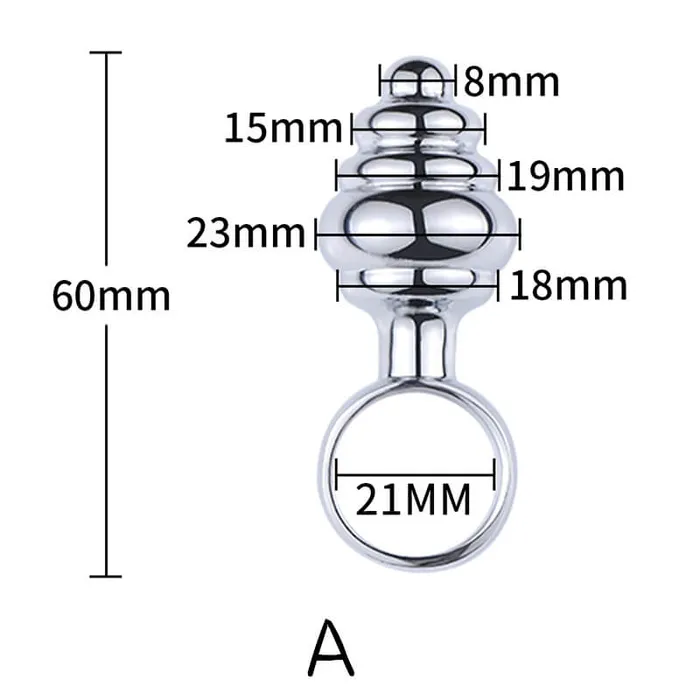 Anal Weadultshop Stainless Steel Pull Ring Anal Plug For Anal Play Anal Weadultshop Stainless Steel Pull Ring Anal Plug For Anal Play