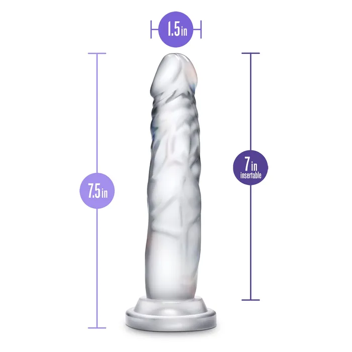 B Yours Diamond Crystal Clear Blush Dildos