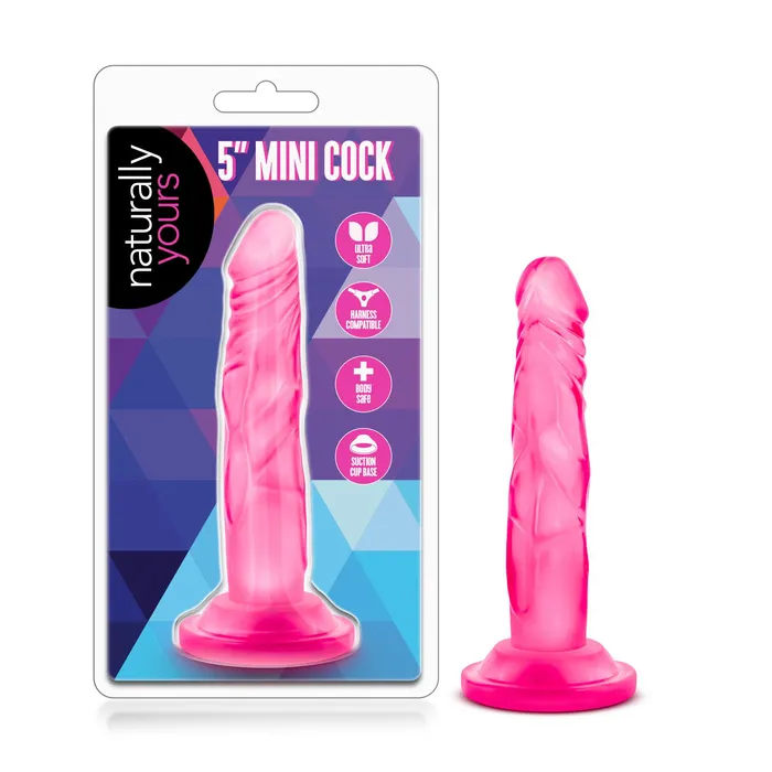 Blush Naturally Yours 5 Inch Mini Cock Pink Dildos Blush Naturally Yours 5 Inch Mini Cock Pink Dildos