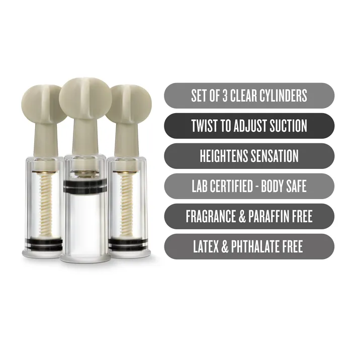 Blush Novelties Anal Sensational Suction Temptasia Twist Suckers for Clit Nipples