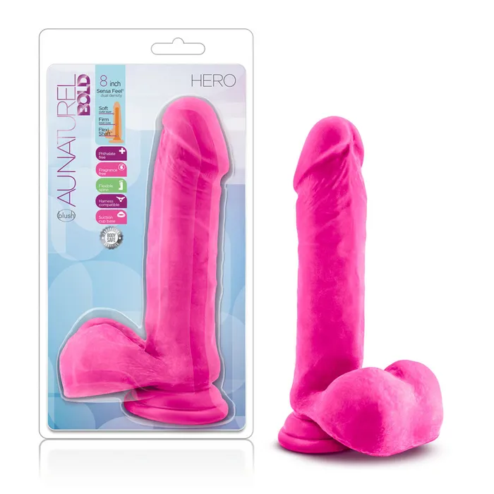 Blush Novelties Female Sex Toys Magic Adventure Hero 8 Inch Lifelike Dildo with Suction Cup