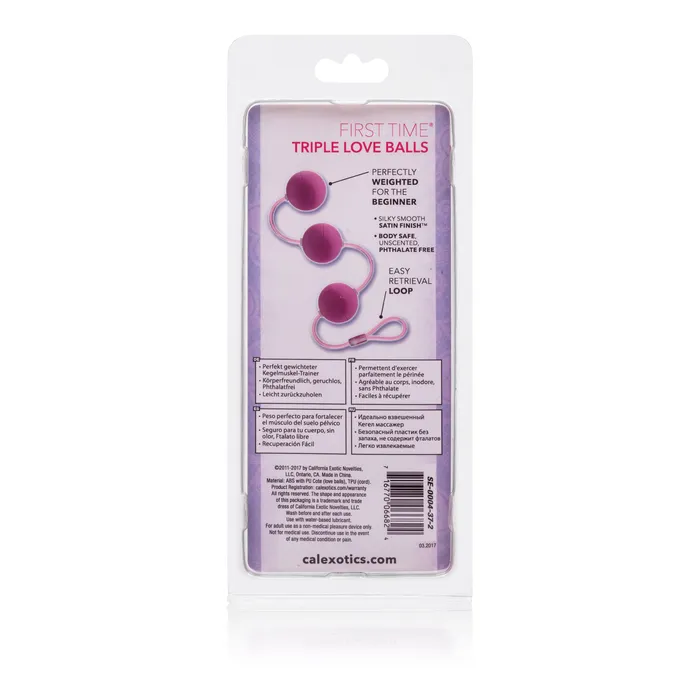 Calexotics Beginners Velvety Love Balls for Fun and Comfort Dildos