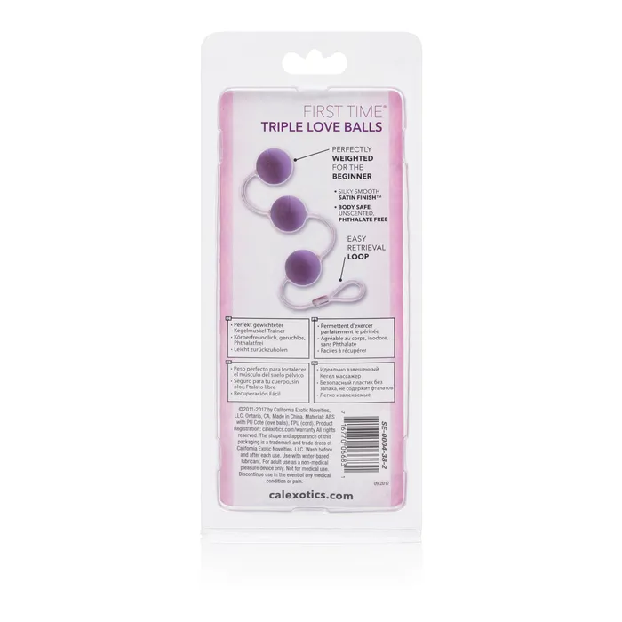 Calexotics Beginners Velvety Love Balls for Fun and Comfort Dildos