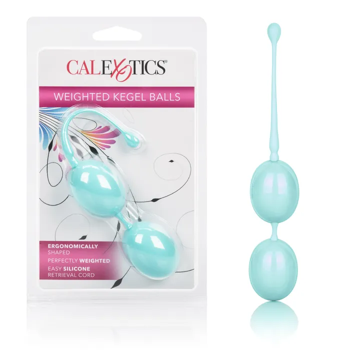 CalExotics Female Sex Toys Weighted Kegel Balls Teal CalExotics Female Sex Toys Weighted Kegel Balls Teal