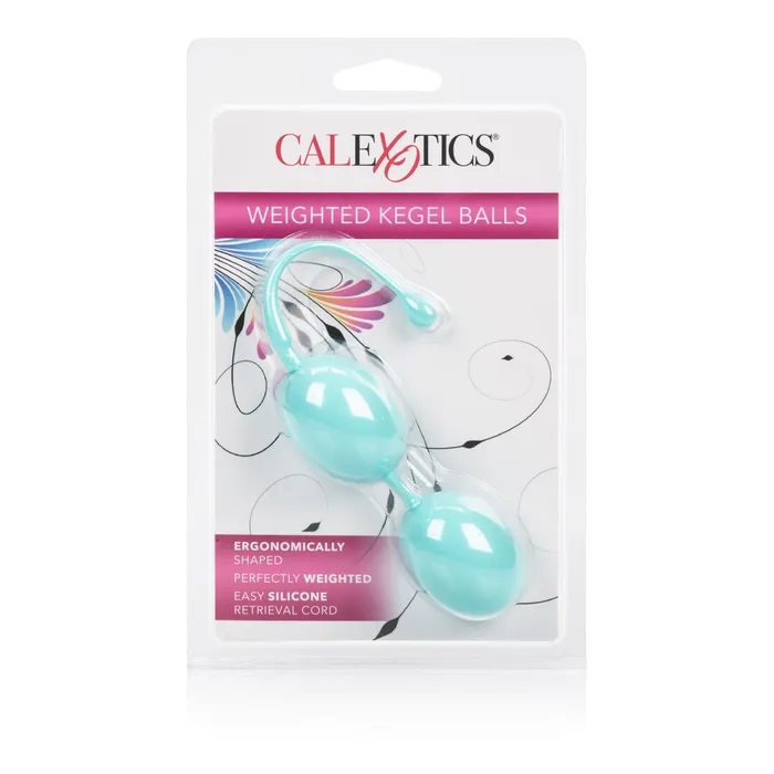 CalExotics Female Sex Toys Weighted Kegel Balls Teal CalExotics Female Sex Toys Weighted Kegel Balls Teal