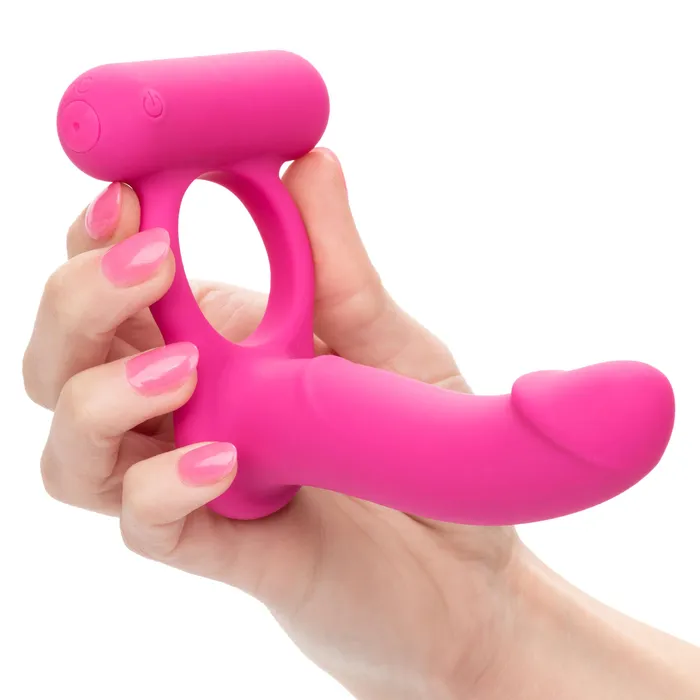 CalExotics Vibrators Silicone Rechargeable Double Diver Pink