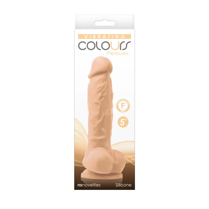 Colours Pleasures Vibrating 5 Inch Dildo White nsnovelties Dildos Colours Pleasures Vibrating 5 Inch Dildo White nsnovelties Dildos