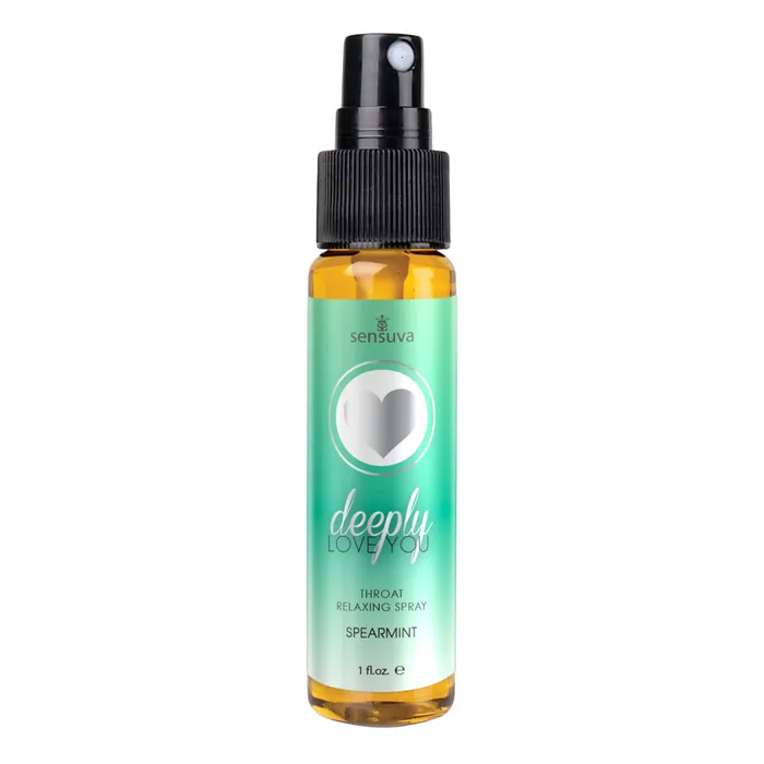 Deeply Love You Spearmint Throat Relaxing Spray 1 Fl Oz Bottle Sensuva Vibrators