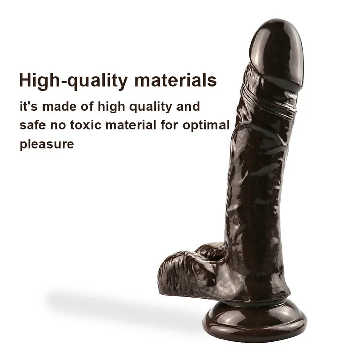  Dildos 7 inch coffee dildo