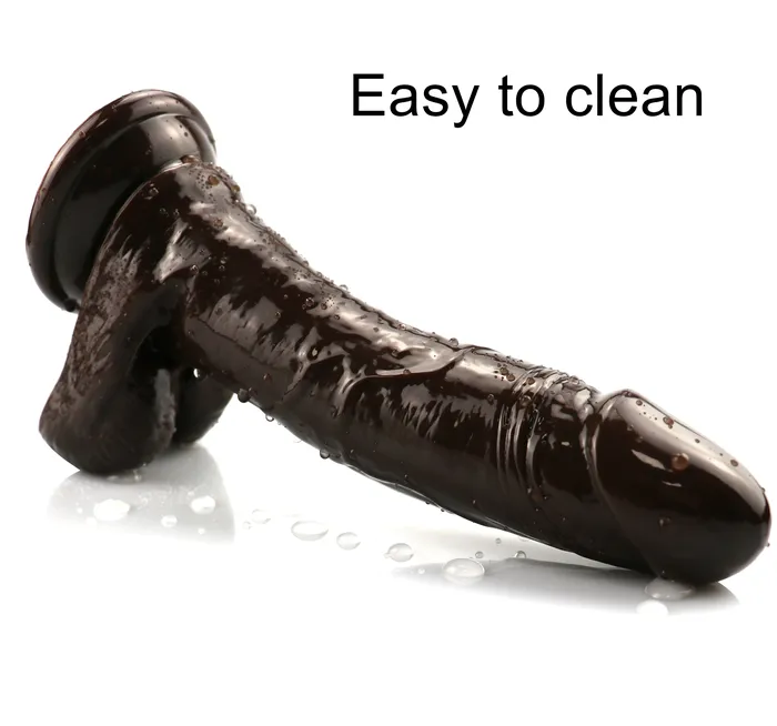  Dildos 7 inch coffee dildo