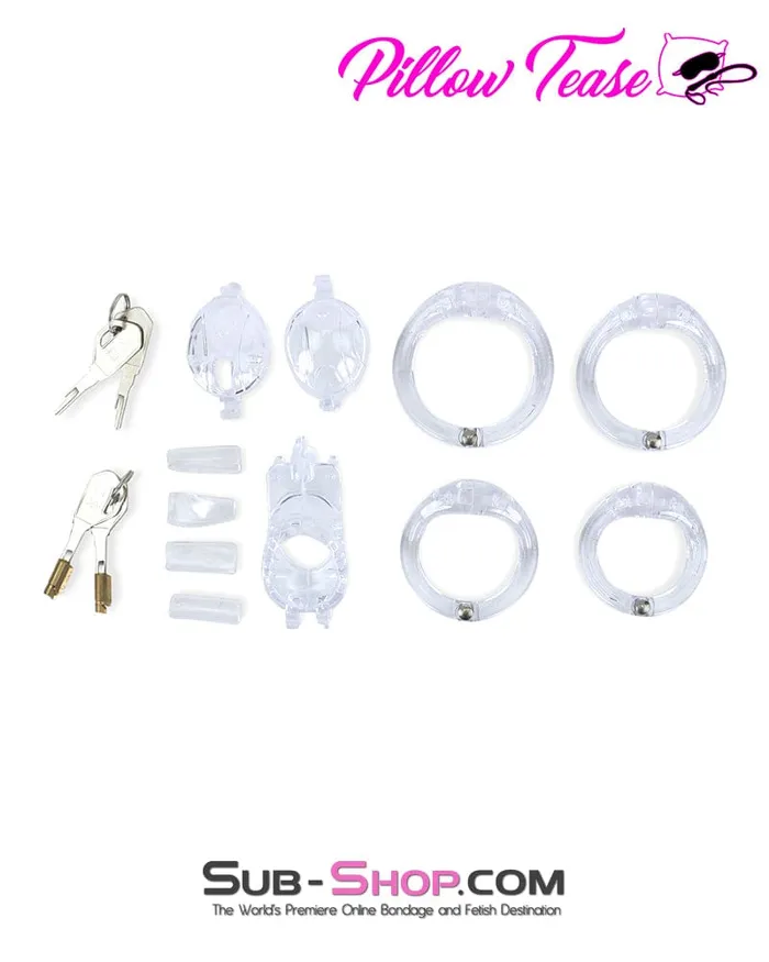 Dildos Aria 7900AR Porthole 2 Lock Cock Teasing and Torment Chastity Device