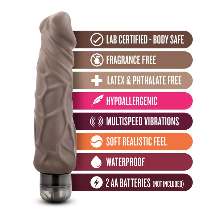Dildos Blush Novelties Magic Vibes 9Inch Waterproof Dildo Twist and Splash Fun