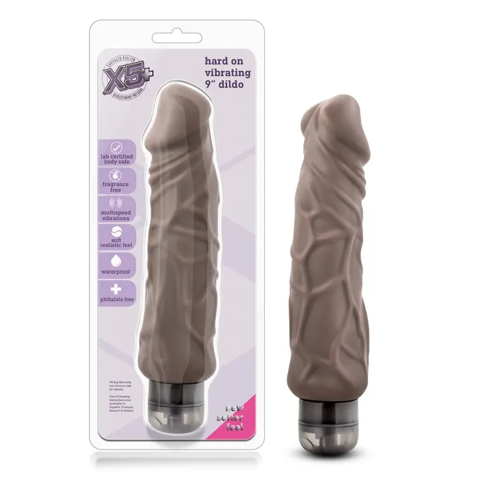 Dildos Blush Novelties Magic Vibes 9Inch Waterproof Dildo Twist and Splash Fun