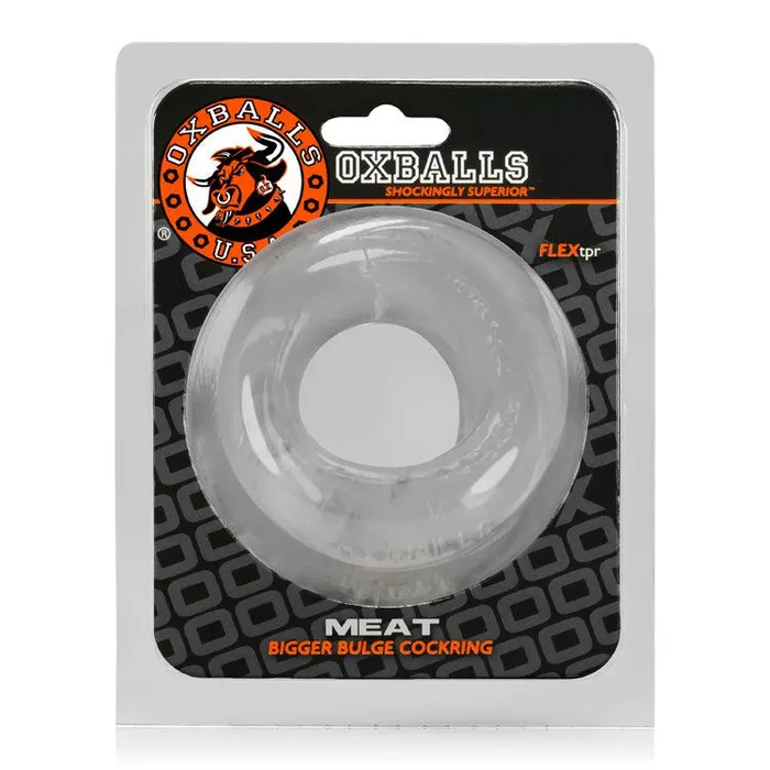 Dildos Oxballs Meat Bigger Bulge Cockring Clear Dildos Oxballs Meat Bigger Bulge Cockring Clear