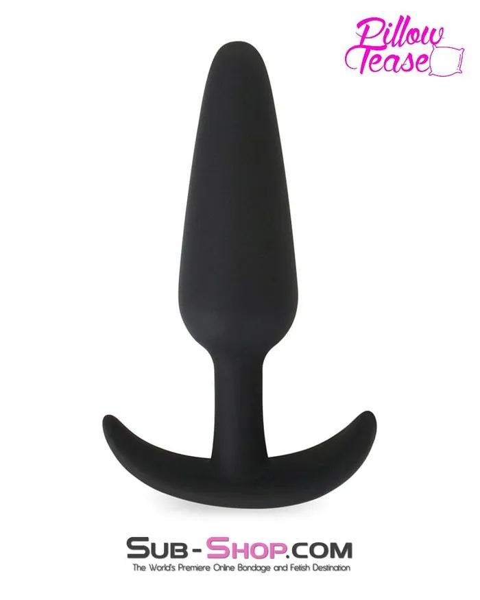 Eiffel Anal 0710E Long Black Silicone Anal Sex Training Butt Plug