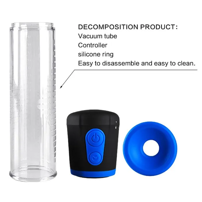Electric 3 Speeds Waterproof Vacuum Penis Pump For Male Weadultshop Male Sex Toys Electric 3 Speeds Waterproof Vacuum Penis Pump For Male Weadultshop Male Sex Toys