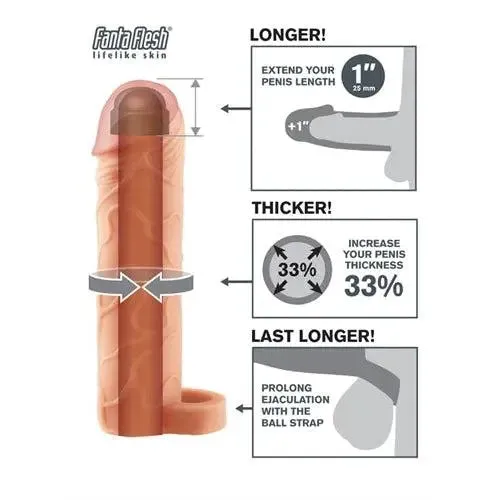 Fantasy Extension 1Inch Extension With Ball Strap Pipedream Male Sex Toys Fantasy Extension 1Inch Extension With Ball Strap Pipedream Male Sex Toys