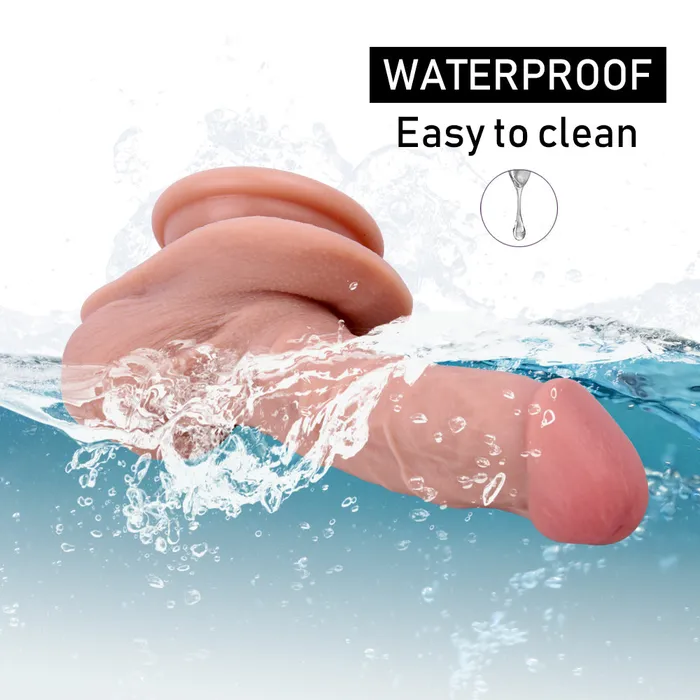 Female Sex Toys flexskin dildo strap on 8inch Silicone STS