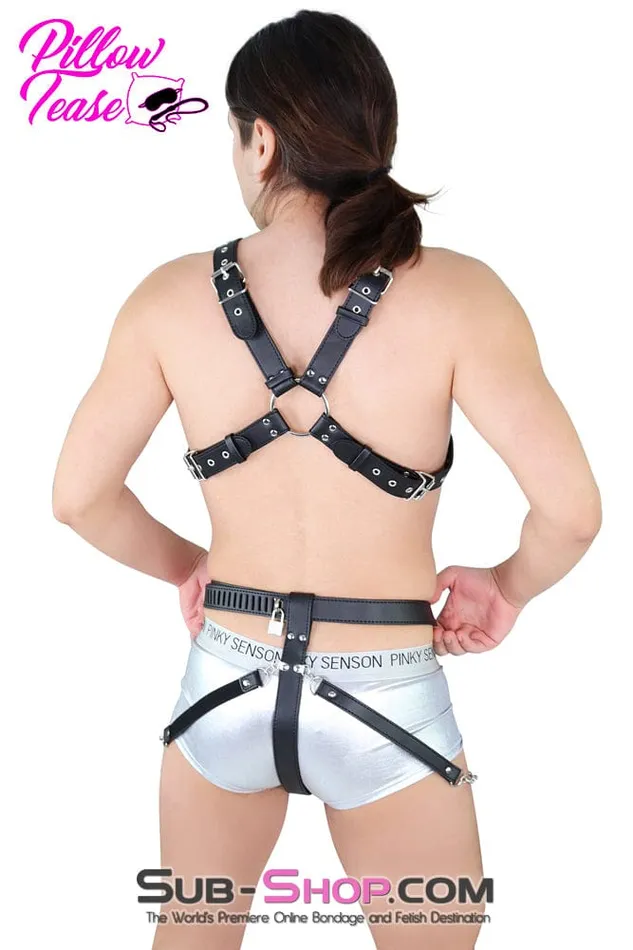 Female Sex Toys Idea 0789DL Mans Sexy Bondage Chest Harness