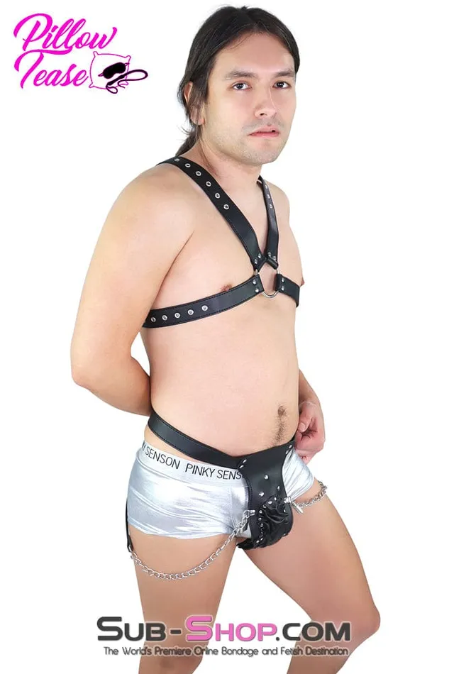 Female Sex Toys Idea 0789DL Mans Sexy Bondage Chest Harness