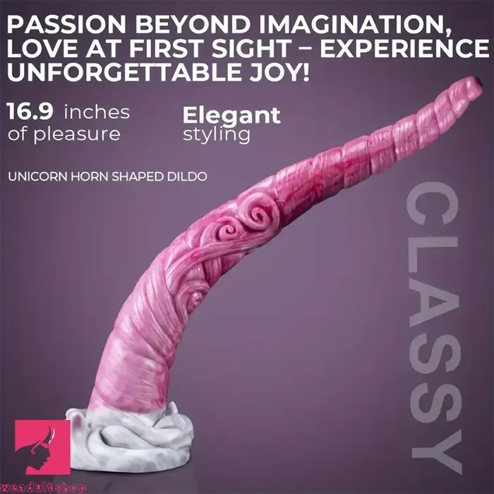 Female Sex Toys Weadultshop 169in Unique Horn Elephant Fantasy Big Long Dildo For Suction Cup Play