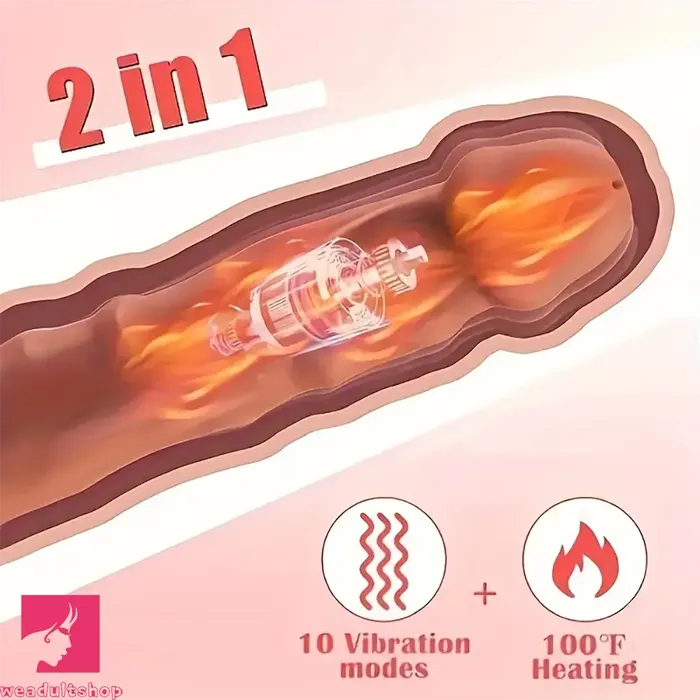 Female Sex Toys Weadultshop 906in Automatic Big Heating Vibrating Dildo Machine For Clit Sex