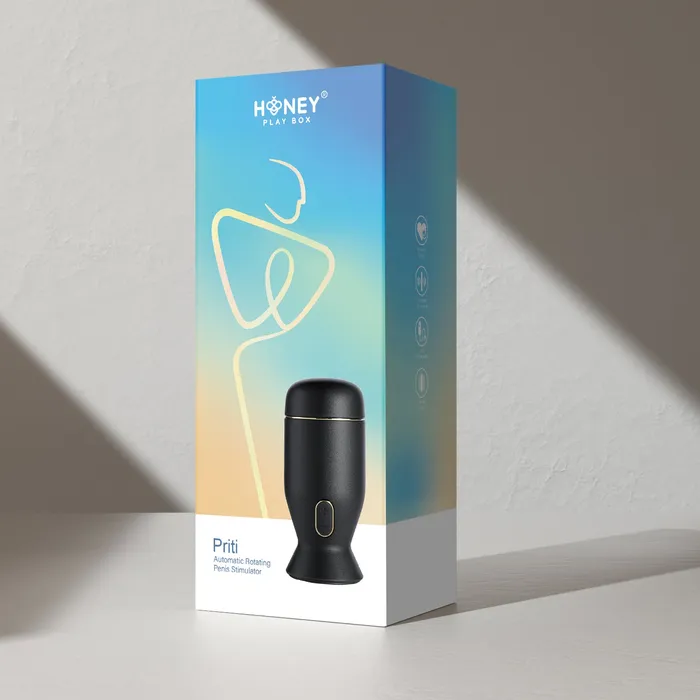 Honey Play Box Male Sex Toys Priti Automatic Rotating Penis Stimulator Black Honey Play Box Male Sex Toys Priti Automatic Rotating Penis Stimulator Black