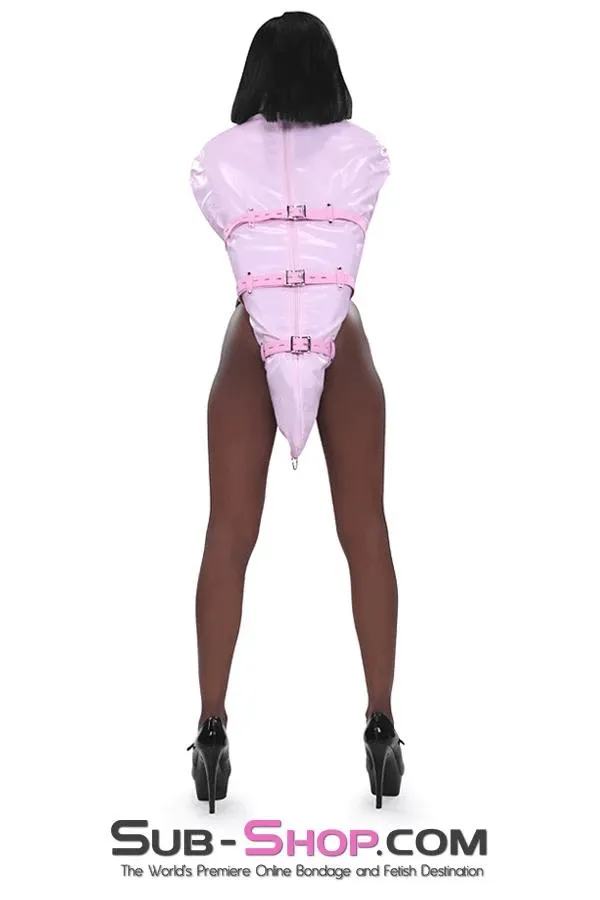 Idea Vibrators 7039MH Pink Open Breast Locking Armbinder Top