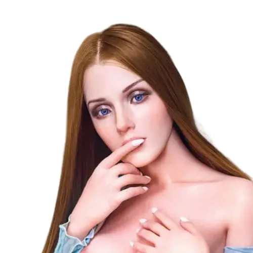 Irontech Doll Head Male Sex Toys H938 Sex Doll HeadSilicone Blue EyesIrontech Doll Head