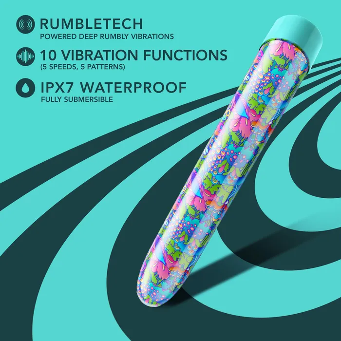 Limited Addiction Utopia 7 Inch Rechargeable Vibe Aqua Sale Specials Anal