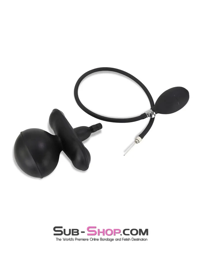 Male Sex Toys 0491W Butterfly Pump Gag Denber Rubber