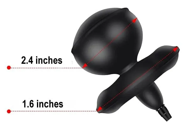 Male Sex Toys 0491W Butterfly Pump Gag Denber Rubber