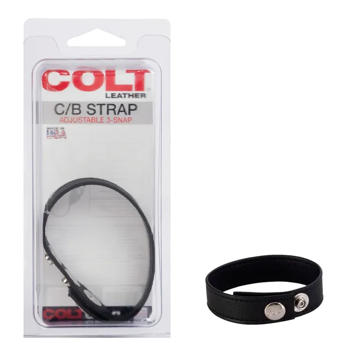 Male Sex Toys Calexotics Adjustable Leather Cockrings Safe Comfy and Fun for Everyone