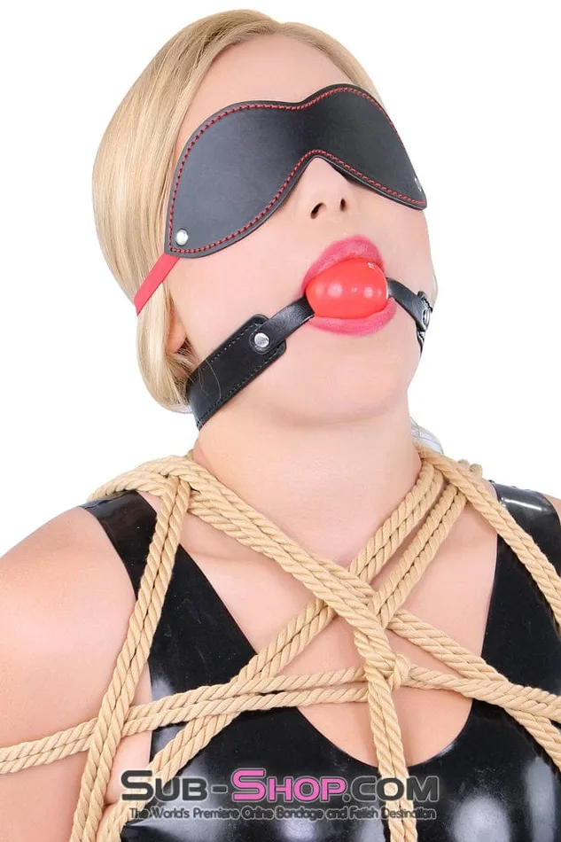Male Sex Toys Idea 8947DL bBOGOb Bondage Basics Beginners Red Rubber Ball Gag