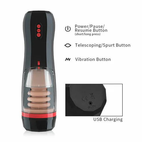  Male Sex Toys Lifelike Automatic Thrusting Male Masturbator