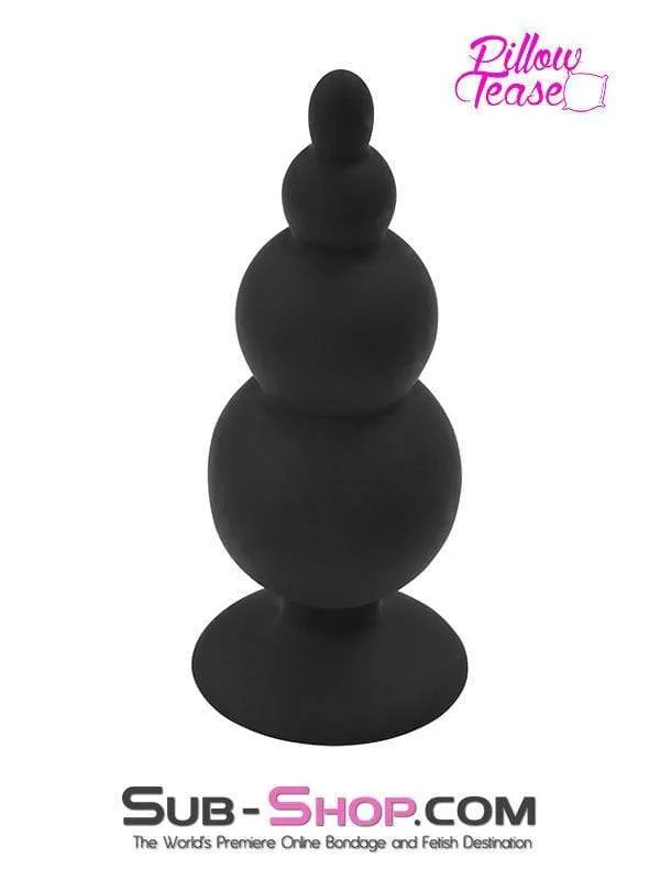 Male Sex Toys Moonwell 2329MSIS Large Graduated Silicone Anal Plug Sissy Trainer with Suction Cup Base Male Sex Toys Moonwell 2329MSIS Large Graduated Silicone Anal Plug Sissy Trainer with Suction Cup Base