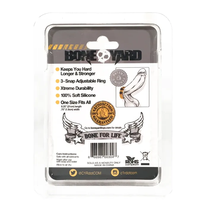 Male Sex Toys Sale Specials Boneyard Silicone Cock Strap 3 Snap Ring Yellow Male Sex Toys Sale Specials Boneyard Silicone Cock Strap 3 Snap Ring Yellow