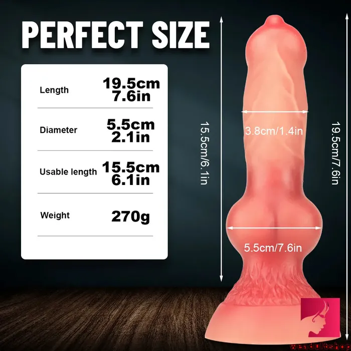 Male Sex Toys Weadultshop 76in Soft Fantasy Dog Animal Penis Dildo For Anal Massaging