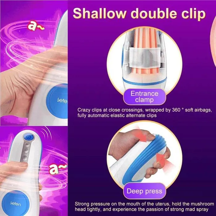 Male Sex Toys weadultshop Leten Vagina Sex Toy For Him Automatic Intelligent Aircraft Cup
