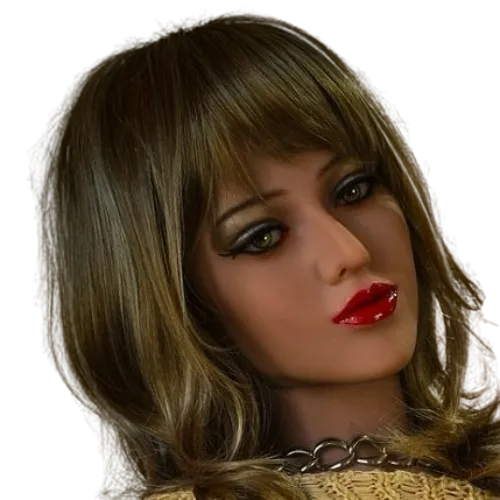 Male Sex Toys WM Doll Head H029 European Sex Doll Head with Pointed Chin