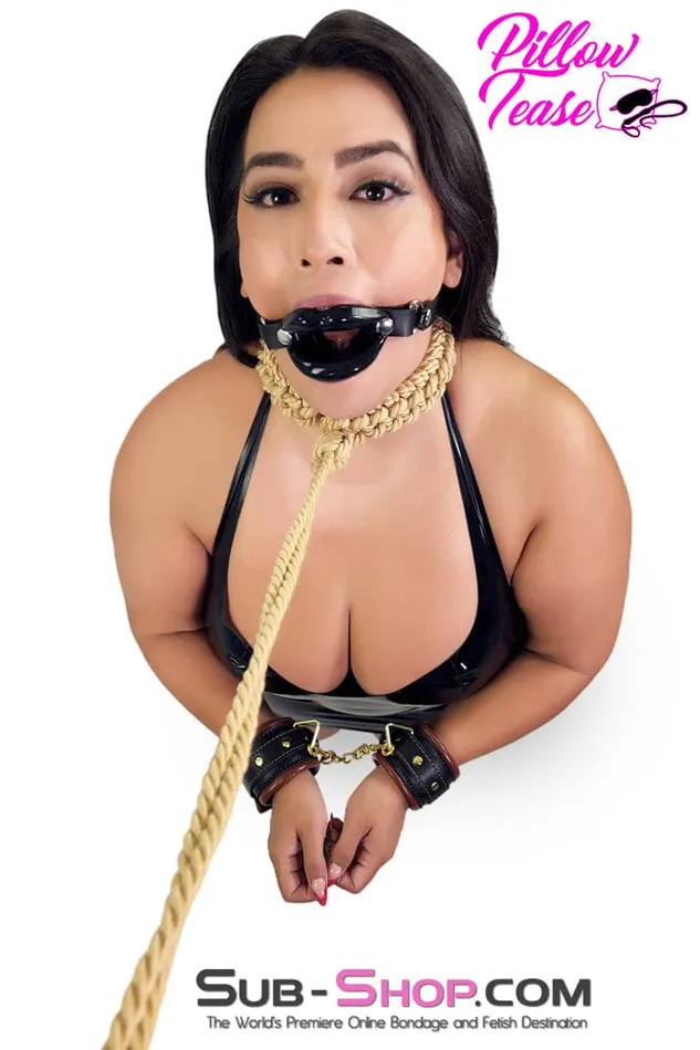 Moonwell Couples 2438M Bondage Rag Doll Black Sex Lips Strapped Open Mouth Gag