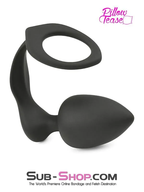 Moonwell Male Sex Toys 1553M Silicone Cock Ring and Anal Plugger Medium Plug Moonwell Male Sex Toys 1553M Silicone Cock Ring and Anal Plugger Medium Plug