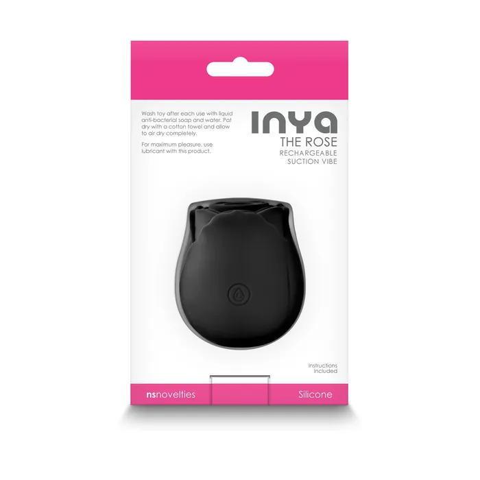 nsnovelties Vibrators Inya the Rose Black nsnovelties Vibrators Inya the Rose Black