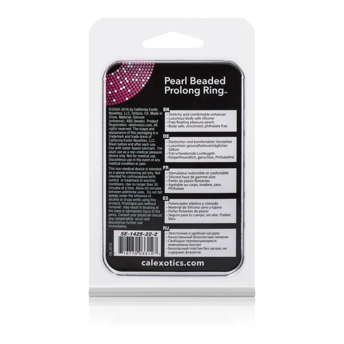 Pearl Beaded Stretchable Rings for Extra Fun and Comfort Calexotics Anal