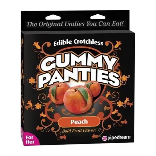 Pipedream Anal Gummy Panties for Her Peach