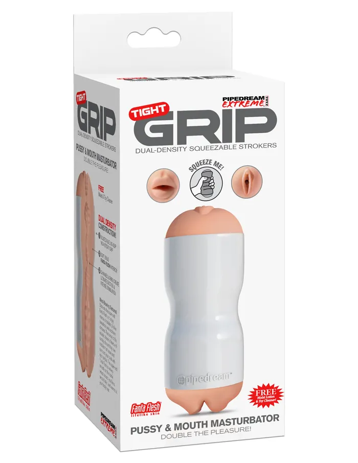 Pipedream Male Sex Toys Tight Grip DualDensity Stroker Soft and Firm Fun in Your Hands Pipedream Male Sex Toys Tight Grip DualDensity Stroker Soft and Firm Fun in Your Hands