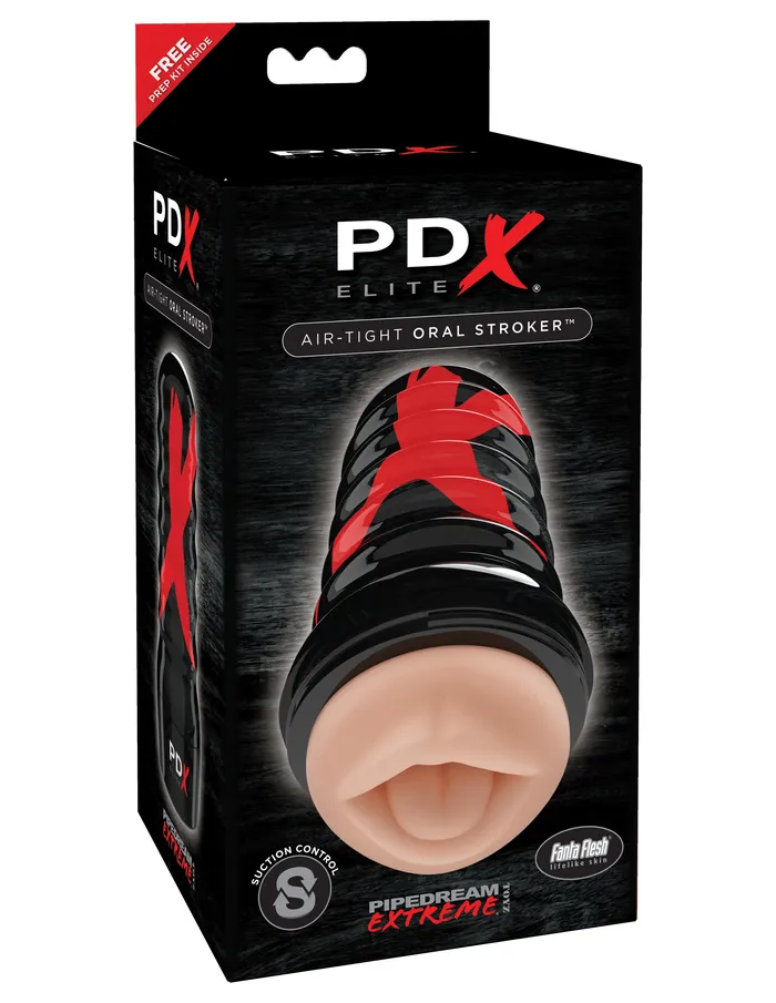 Pipedream PDX Elite AirTight Oral Stroker Fun Suction Toy for Amazing Adventures Male Sex Toys