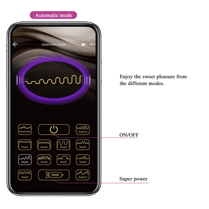 Pretty Love Pretty Love Nymph Global Remote Control Series Purple Vibrators Pretty Love Pretty Love Nymph Global Remote Control Series Purple Vibrators