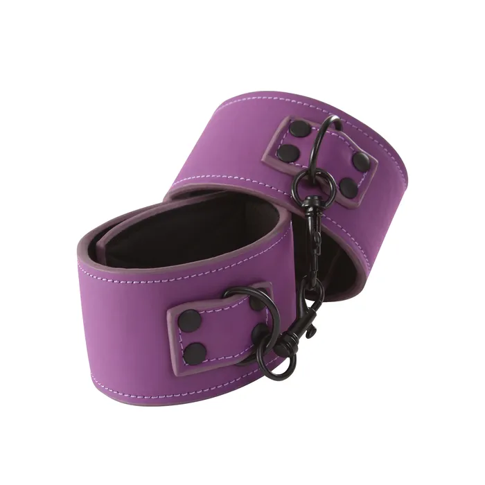 Vibrators nsnovelties Lust Bondage Wrist Cuff Purple